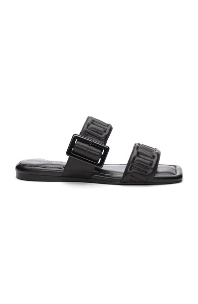 【Blvck Paris】★サンダル★ Blvck Signature Slides DOWNTOWN LOGO STITCH SANDAL – LIVERPOOL LOS ANGELES