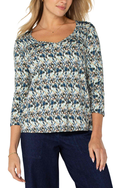 JUEMI【Marble Cache-coeur Knit Top】 🌸 FIORE PATTERN RELEASE 🌸 — It's finally out! Fiore flower