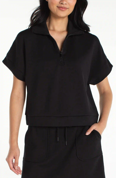 HALF ZIP POPOVER TOP – LIVERPOOL LOS ANGELES