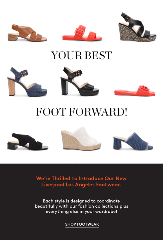 Introducing the new Liverpool Los Angeles Footwear. Shop Shoes for women! From sandals, wedges, platforms and more!
