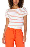 WHIPPED CREAM CLEMENTINE STRIPE