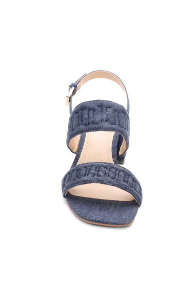 LAKEWOOD LOGO STITCH SLINGBACK WITH BLOCK HEEL – LIVERPOOL LOS ANGELES