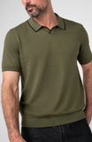 JOHNNY COLLAR SWEATER KNIT POLO