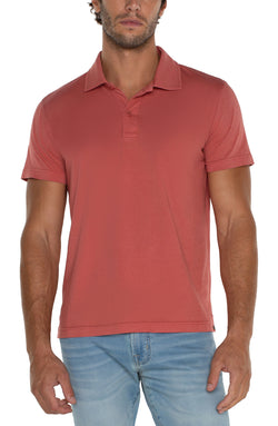 Open GARMENT DYED POLO NANTUCKET RED-1 in gallery view