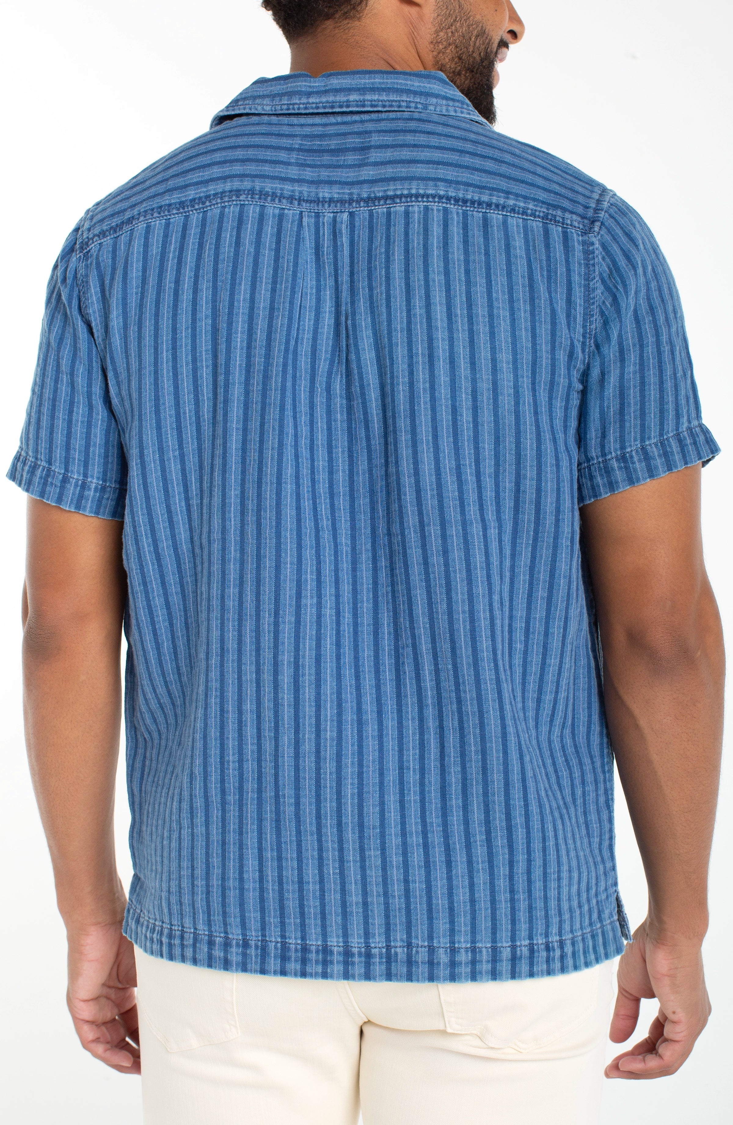 MEDIUM INDIGO STRIPE