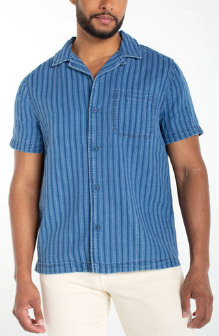 MEDIUM INDIGO STRIPE