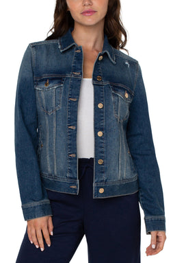 Open CLASSIC JEAN JACKET TOWN CREST-1 in gallery view