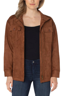 Open UTILITY JACKET PENNY BROWN-1 in gallery view