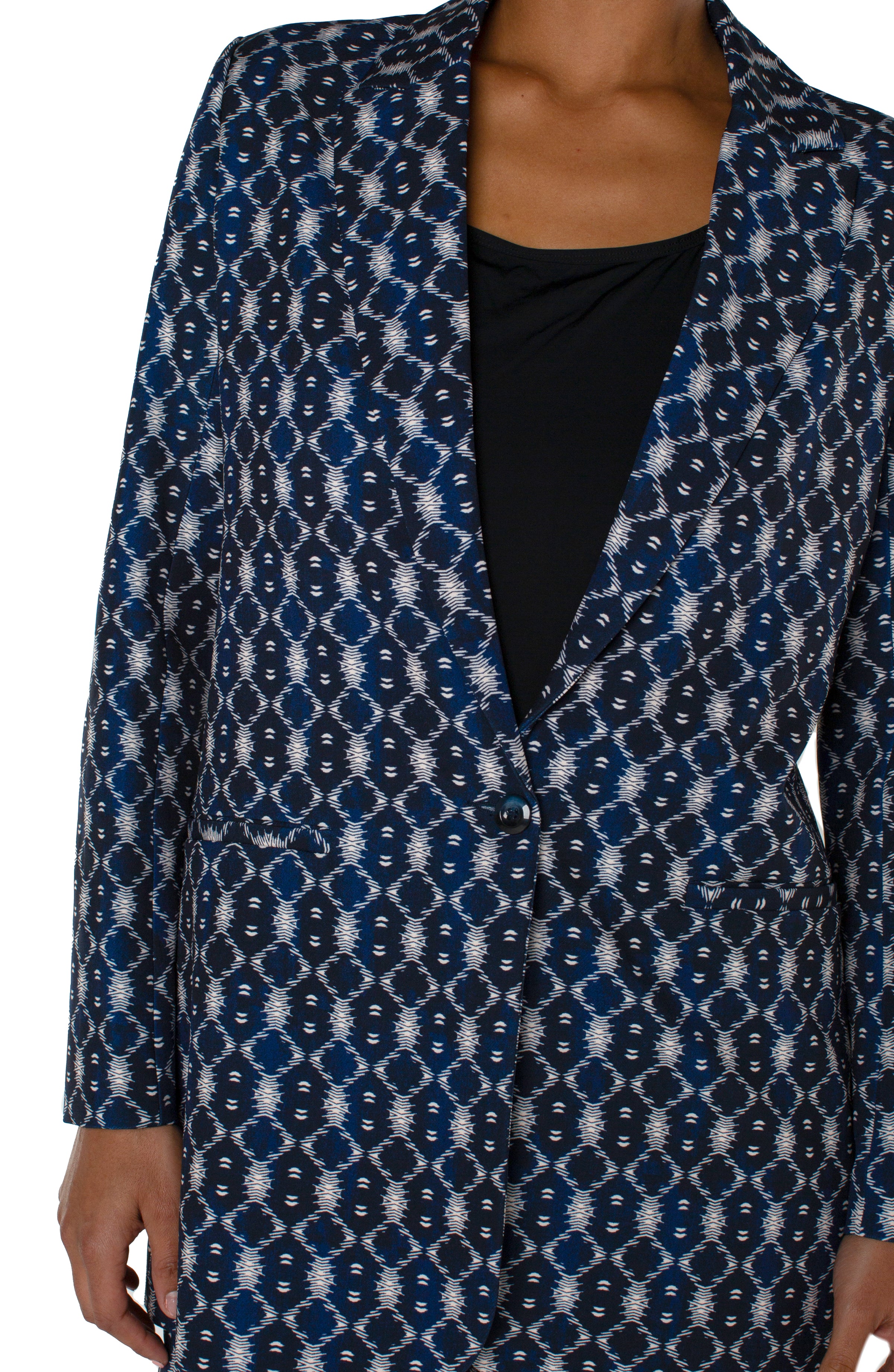 NAVY BATIK PRINT