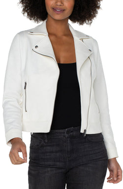 Open MOTO JACKET WHITE FROST-1 in gallery view