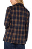 NAVY TOFFEE PLAID