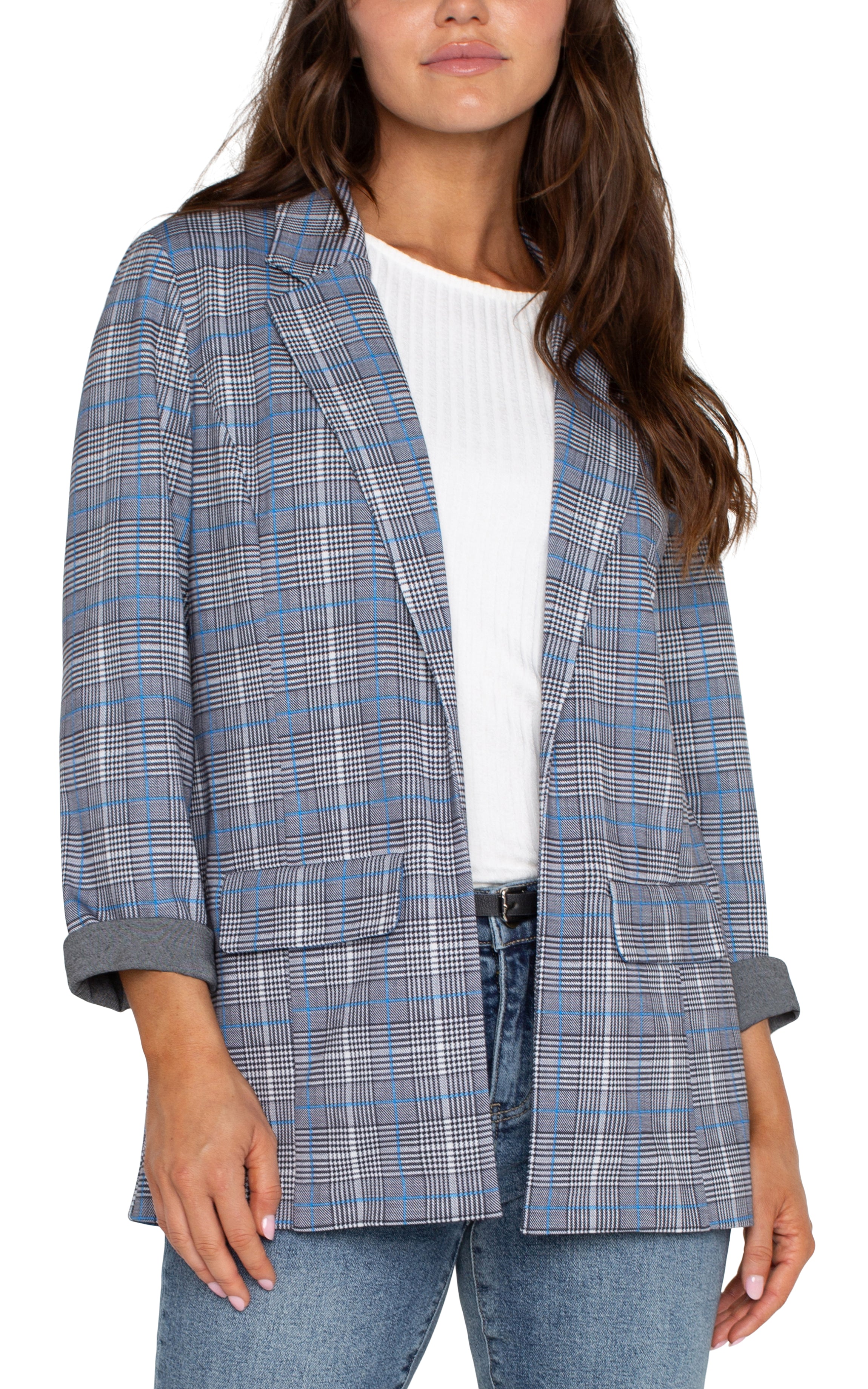 BLUE TOPAZ PLAID