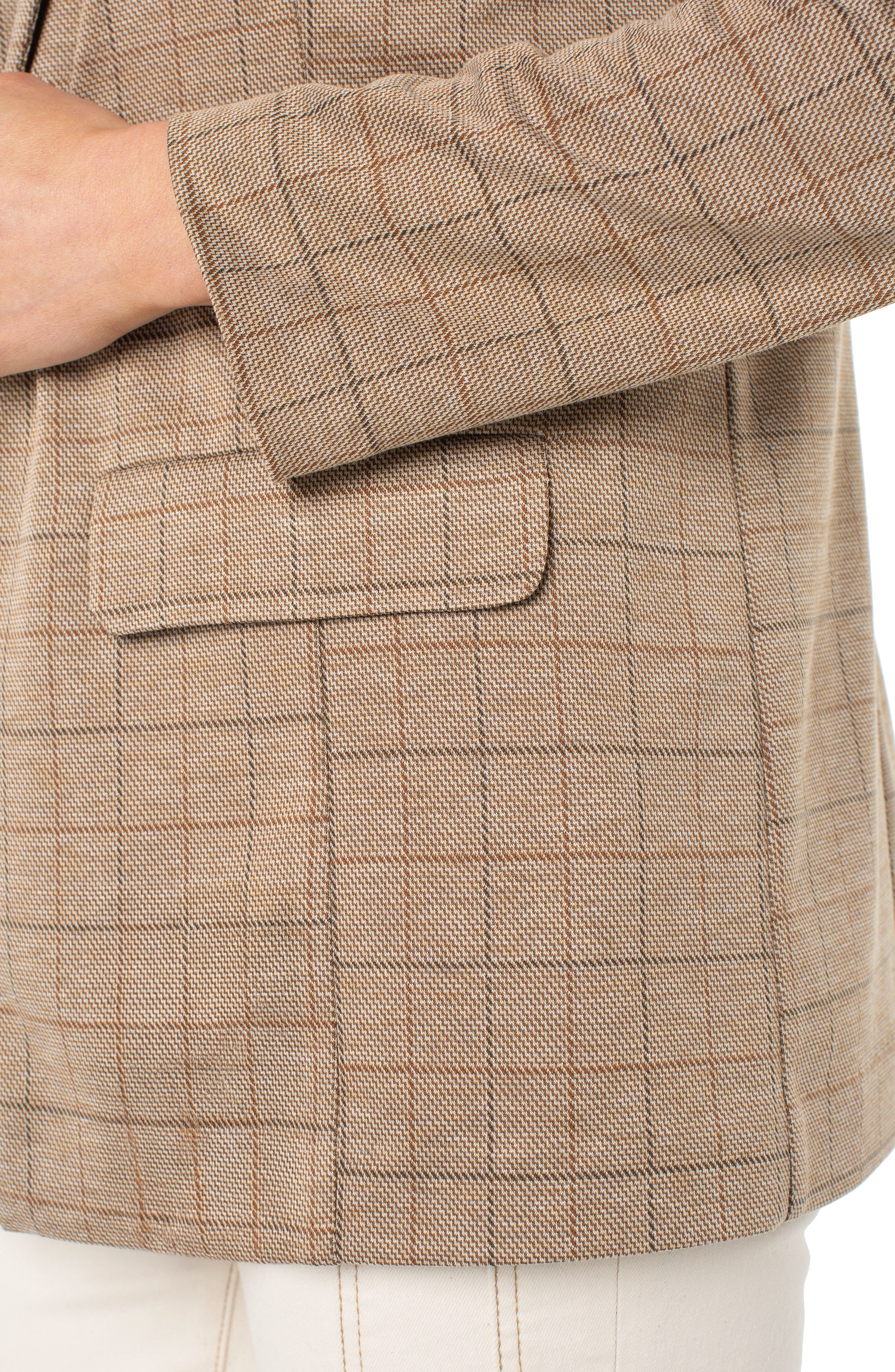 KHAKI GRID CHECK