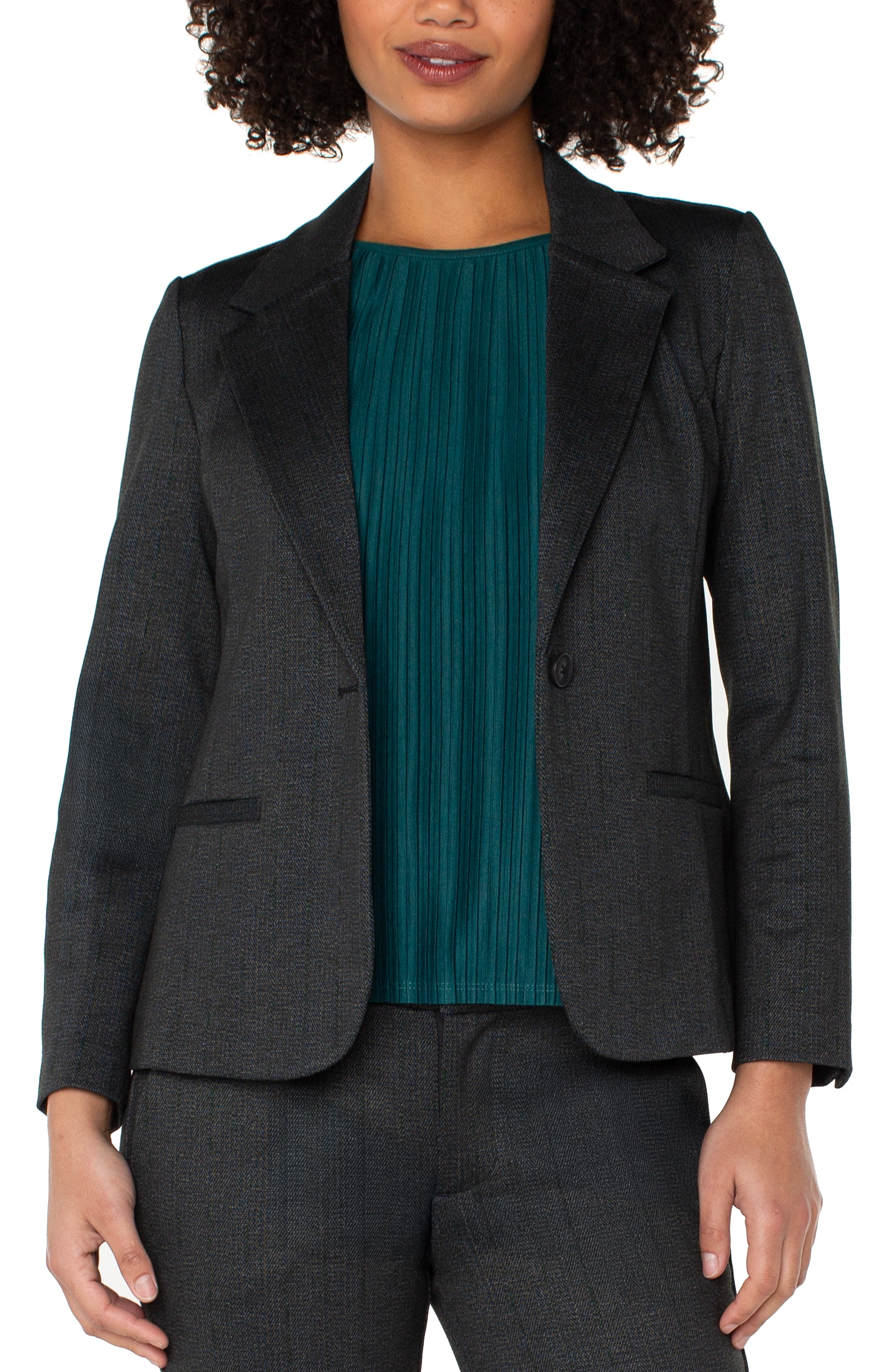 SMOKEY CHARCOAL HERRINGBONE