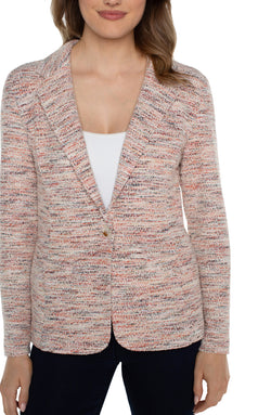Open FITTED BLAZER LAVA FLOW BOUCLE-1 in gallery view