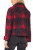 RED BLACK BUFFALO CHECK SHERPA
