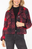 RED BLACK BUFFALO CHECK SHERPA