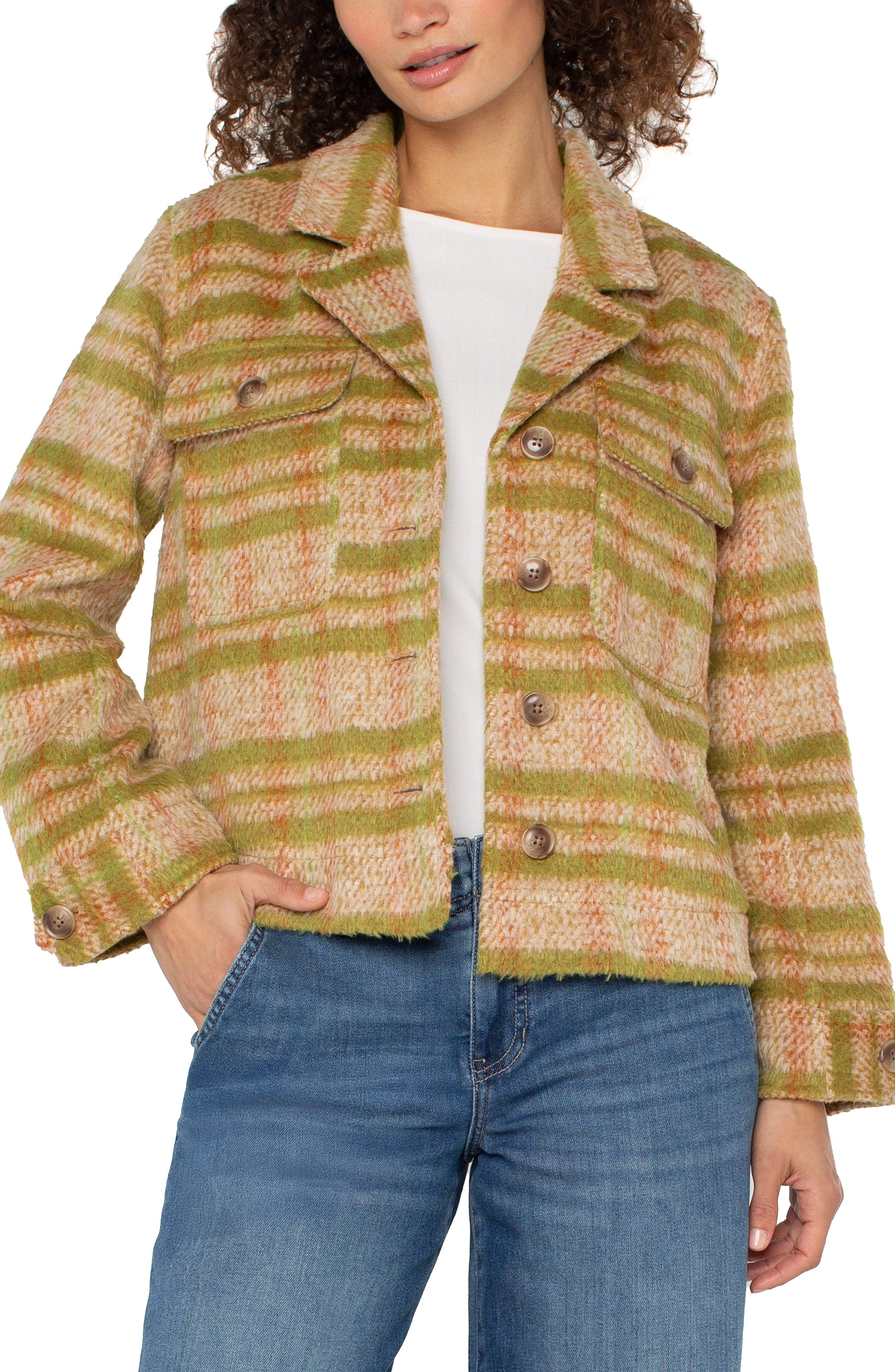GREEN GOLD PLAID