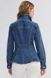 FIT AND FLARE TRUCKER JACKET