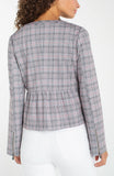 GREY BLUSH PLAID