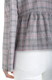 GREY BLUSH PLAID