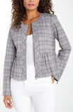 GREY BLUSH PLAID