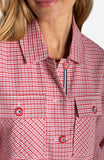 CHERRY RED PLAID