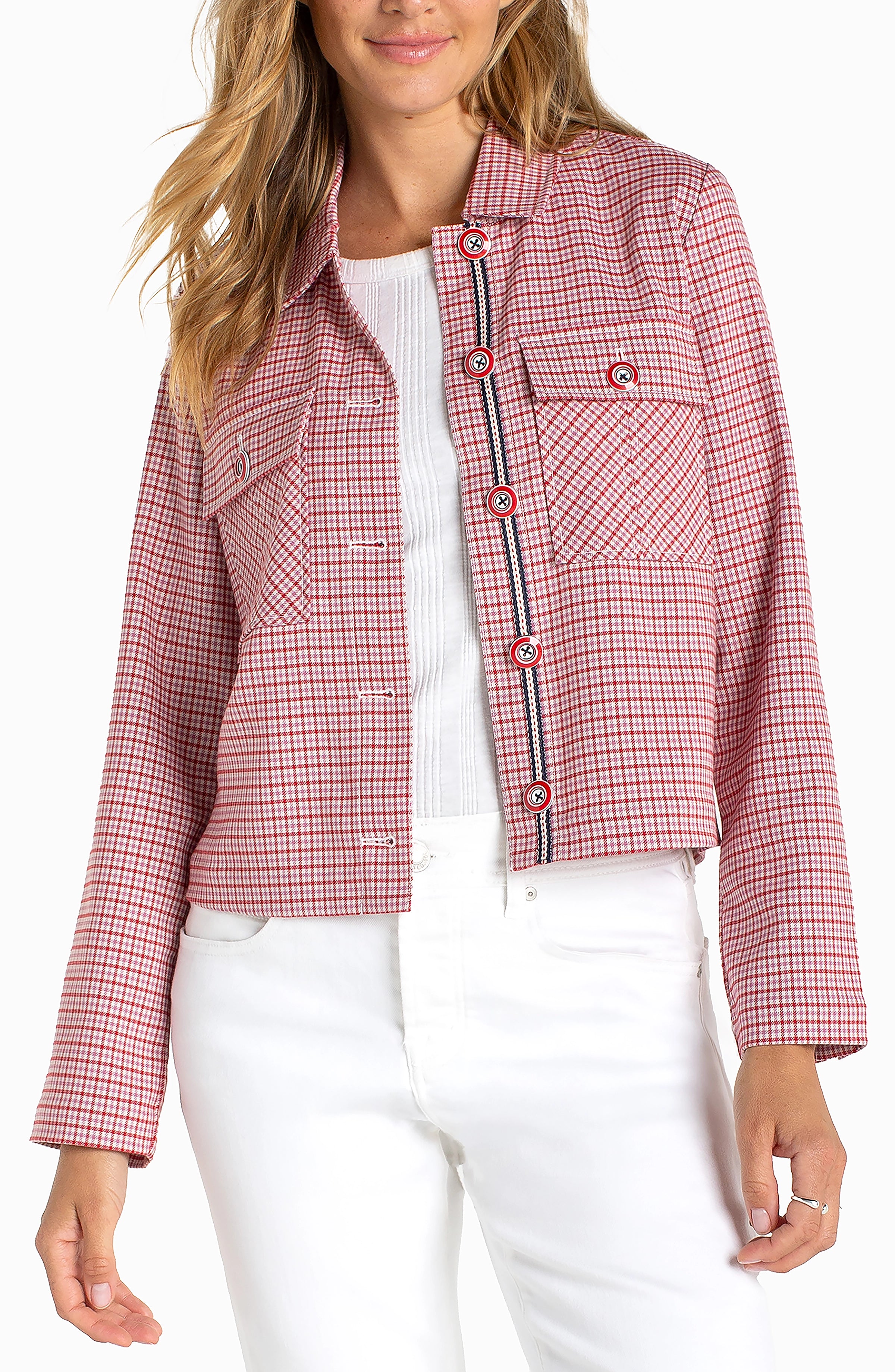 CHERRY RED PLAID