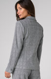 BLACK WHITE GLEN PLAID