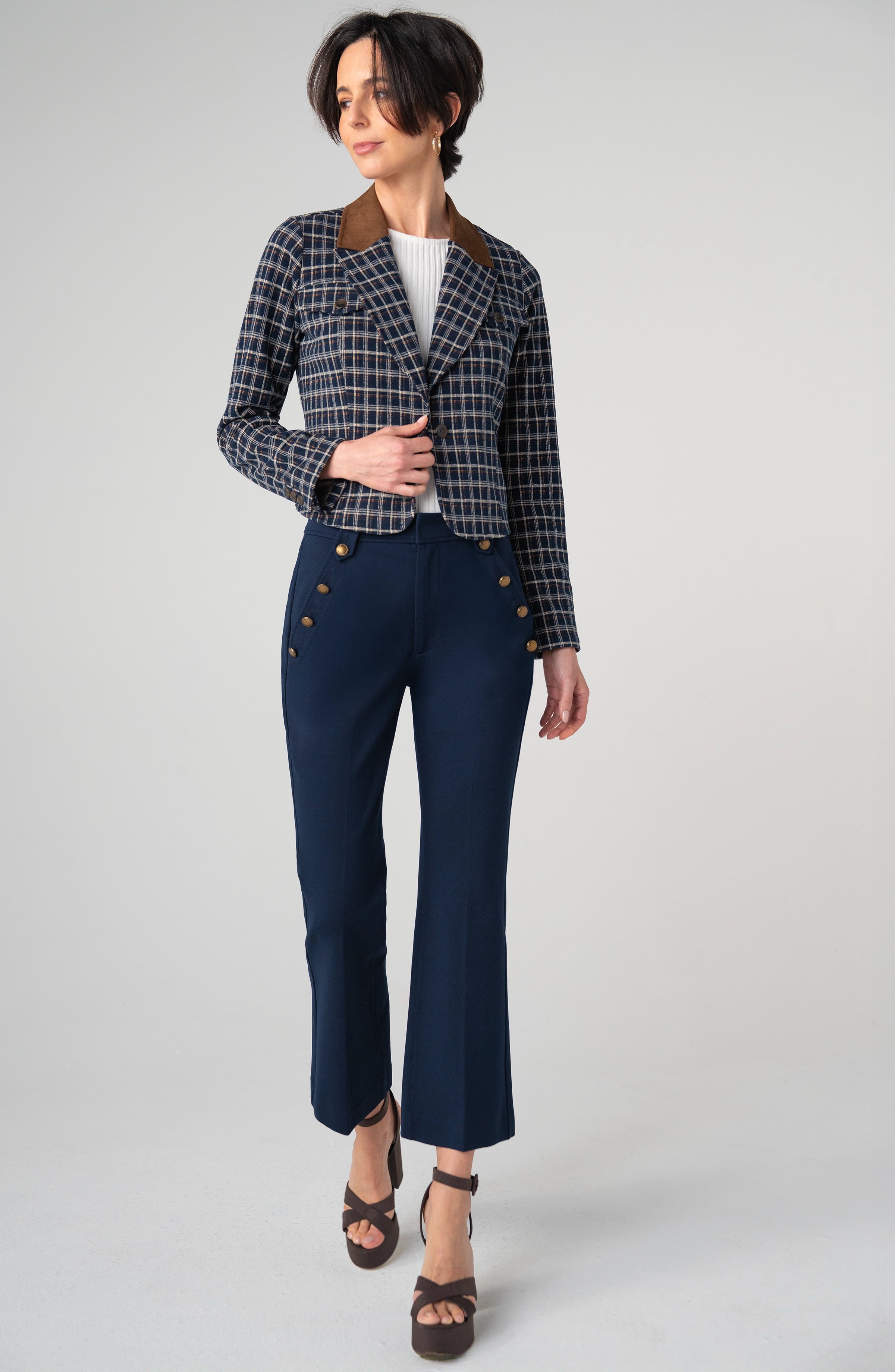 NAVY MULTI TARTAN