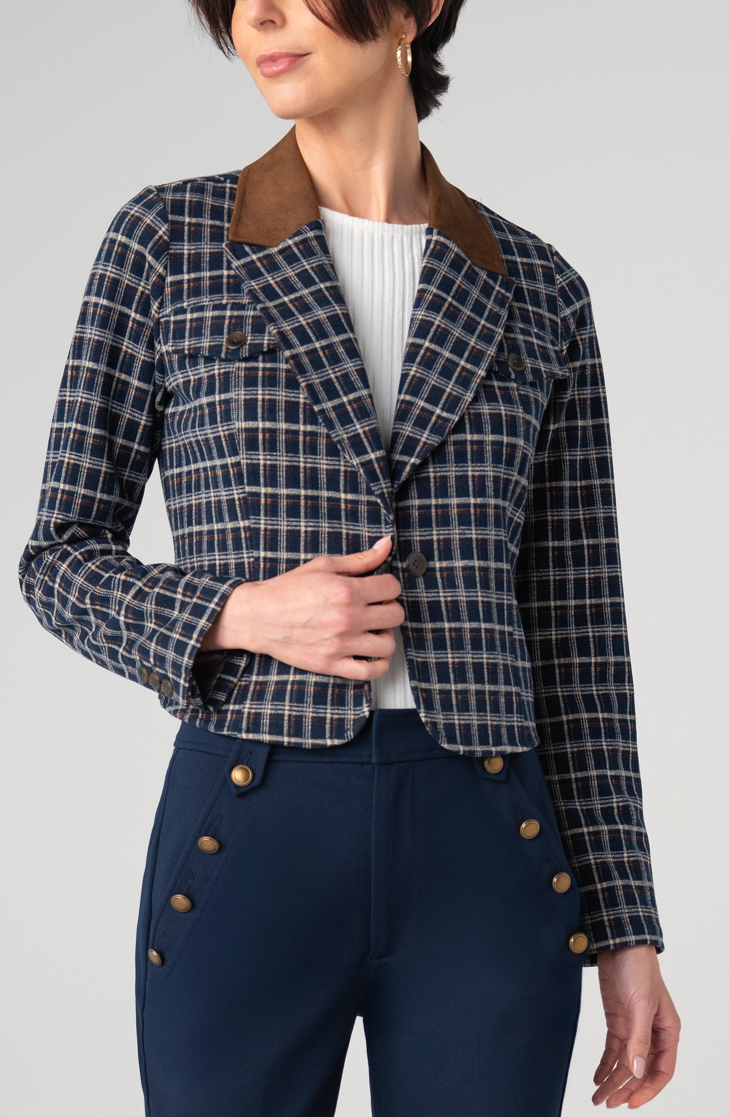 NAVY MULTI TARTAN