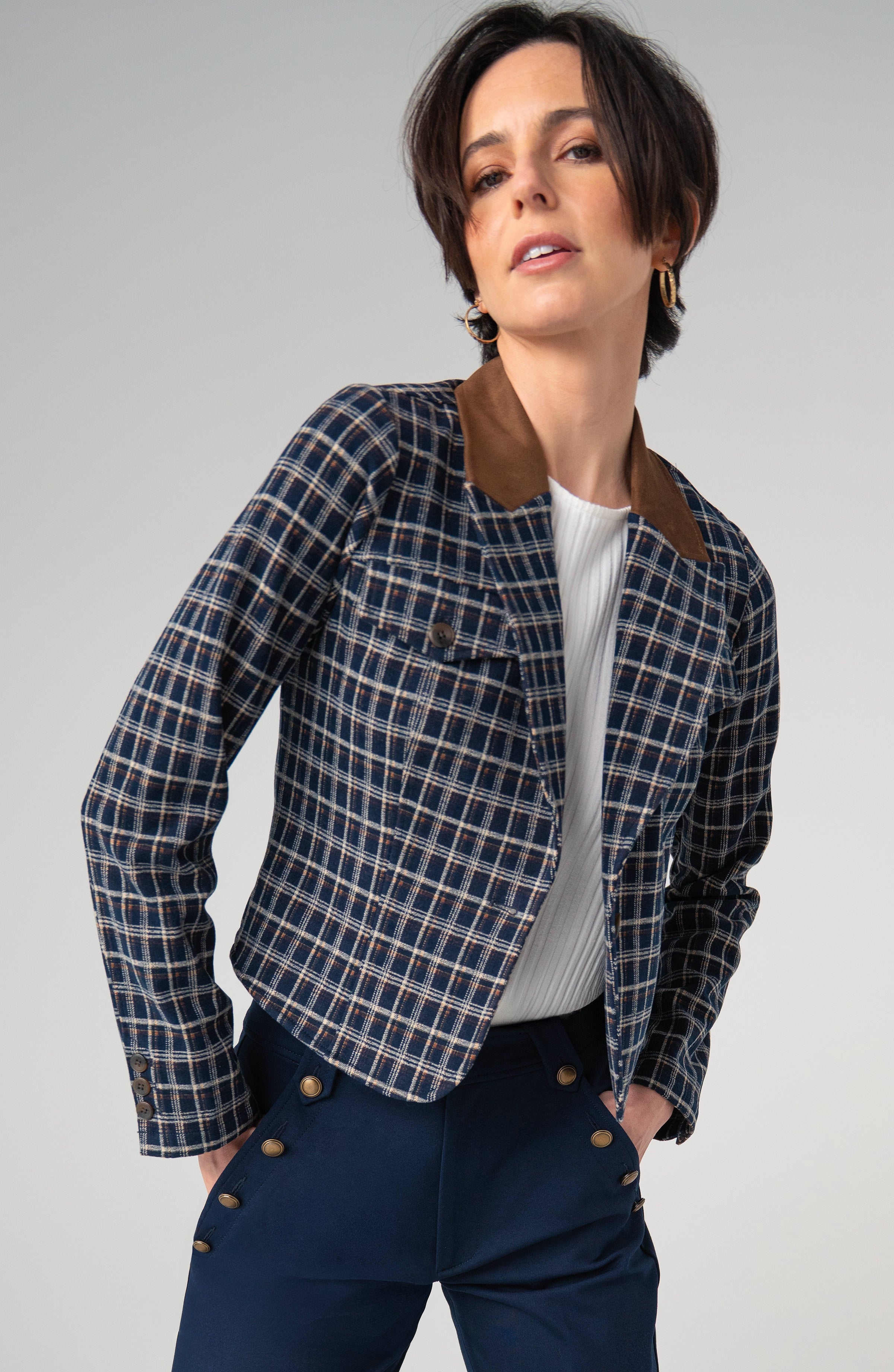 NAVY MULTI TARTAN
