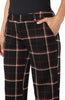 BLACK RED TATTERSALL PLAID