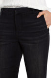 black jeans close-up, women's fashion, casual wear, stylish denim