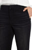 black jeans close-up, women's fashion, casual wear, stylish denim