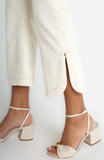 HANNAH CROP FLARE WITH TULIP HEM