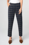 NAVY TAN PLAID