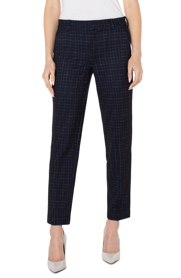DEEP NAVY WINDOWPANE