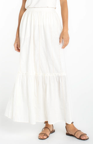CREAM STRIPE EMBROIDERY