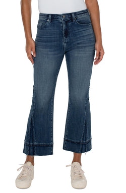Open HANNAH HI-RISE CROP FLARE WITH SEAM DETAIL JENSEN-1 in gallery view