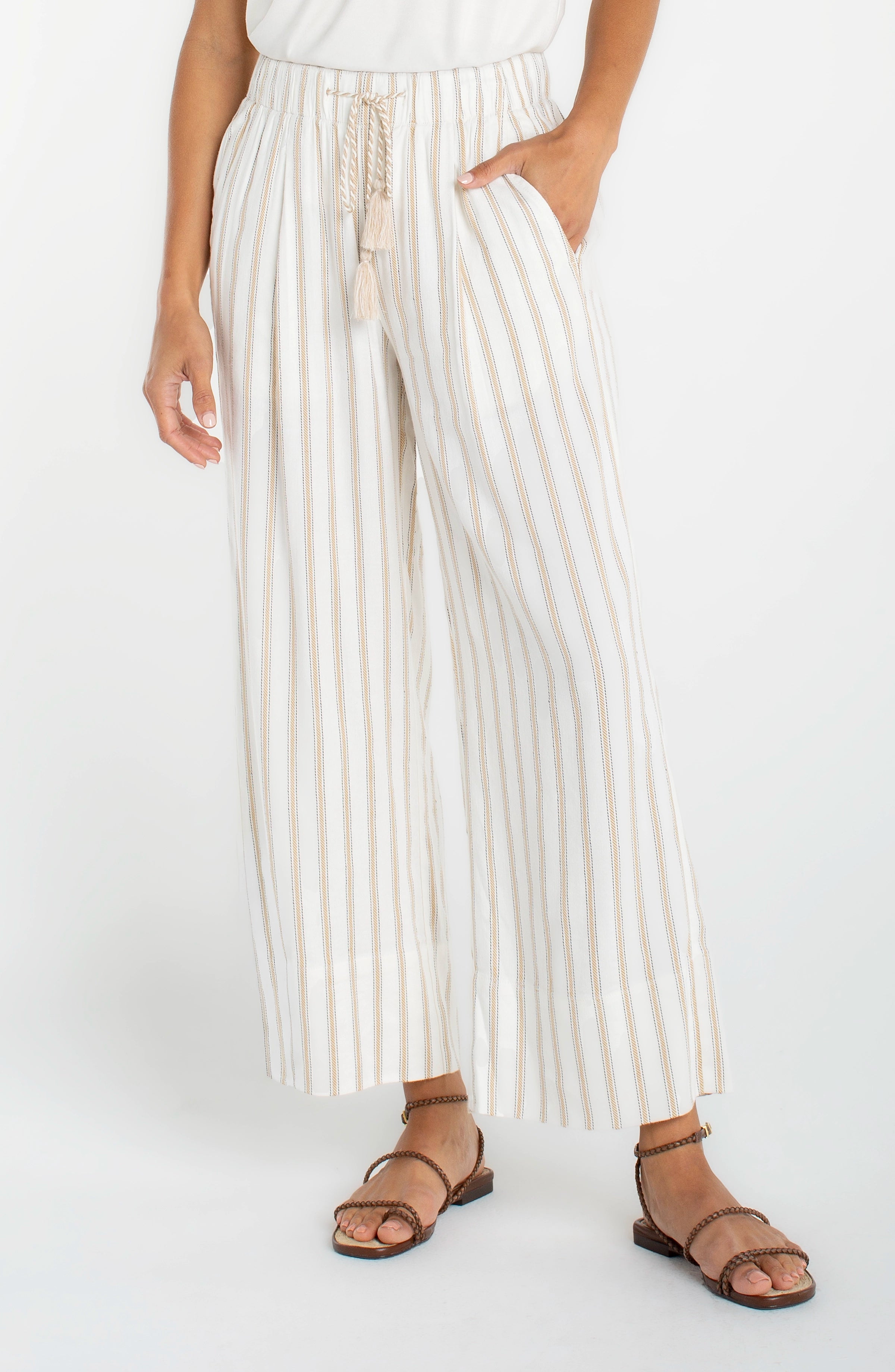 CREAM TAN STRIPE