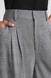 BLACK WHITE GLEN PLAID