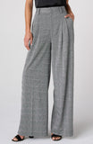 BLACK WHITE GLEN PLAID
