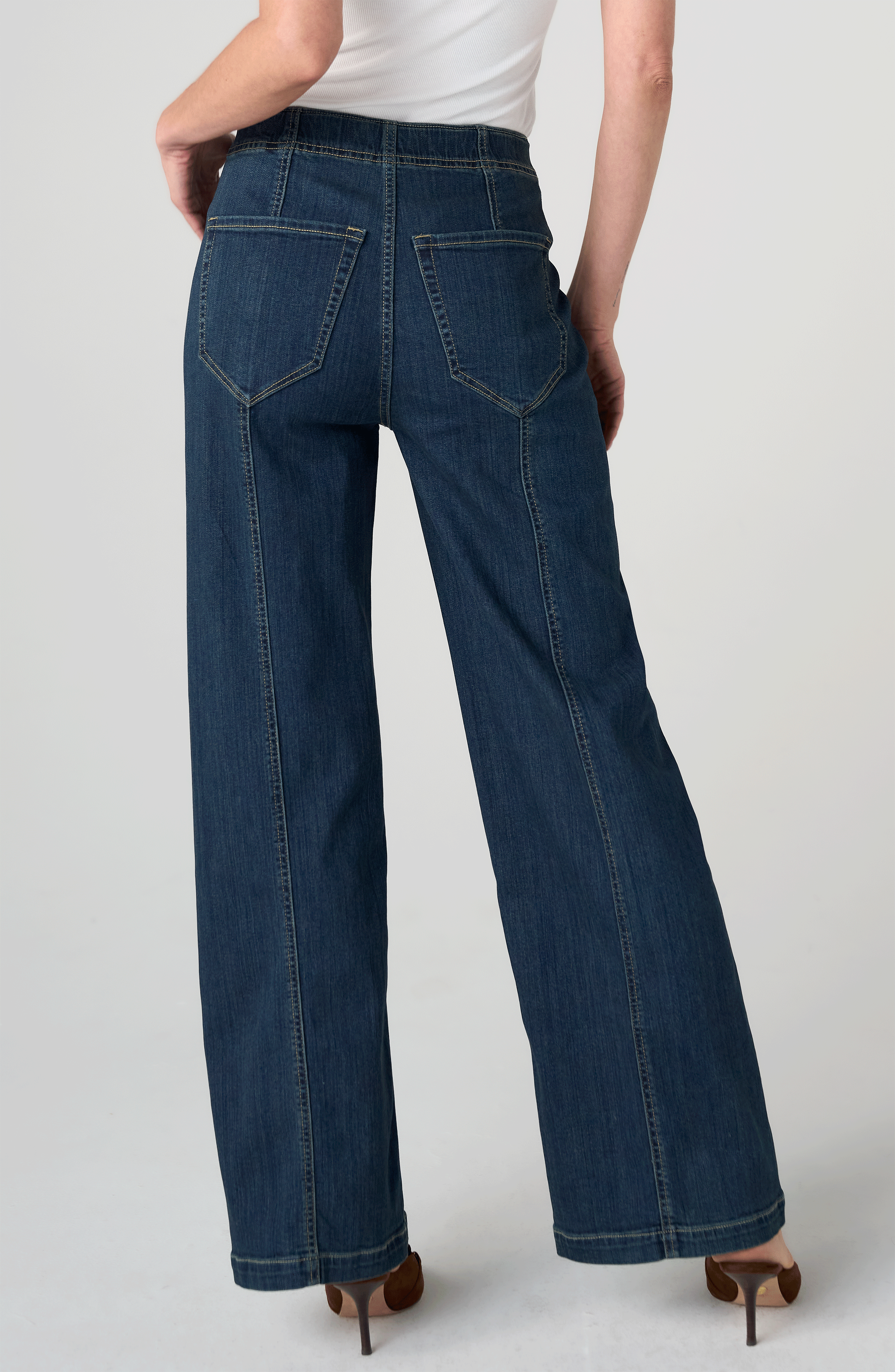 HR PULL-ON WIDE LEG W/ SEAM DETAIL