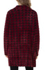 BURGUNDY BLACK HOUNDSTOOTH