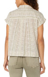 GREEN TAN STRIPE