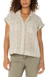 GREEN TAN STRIPE