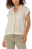 GREEN TAN STRIPE