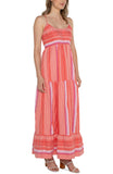 CORAL MULTI STRIPE