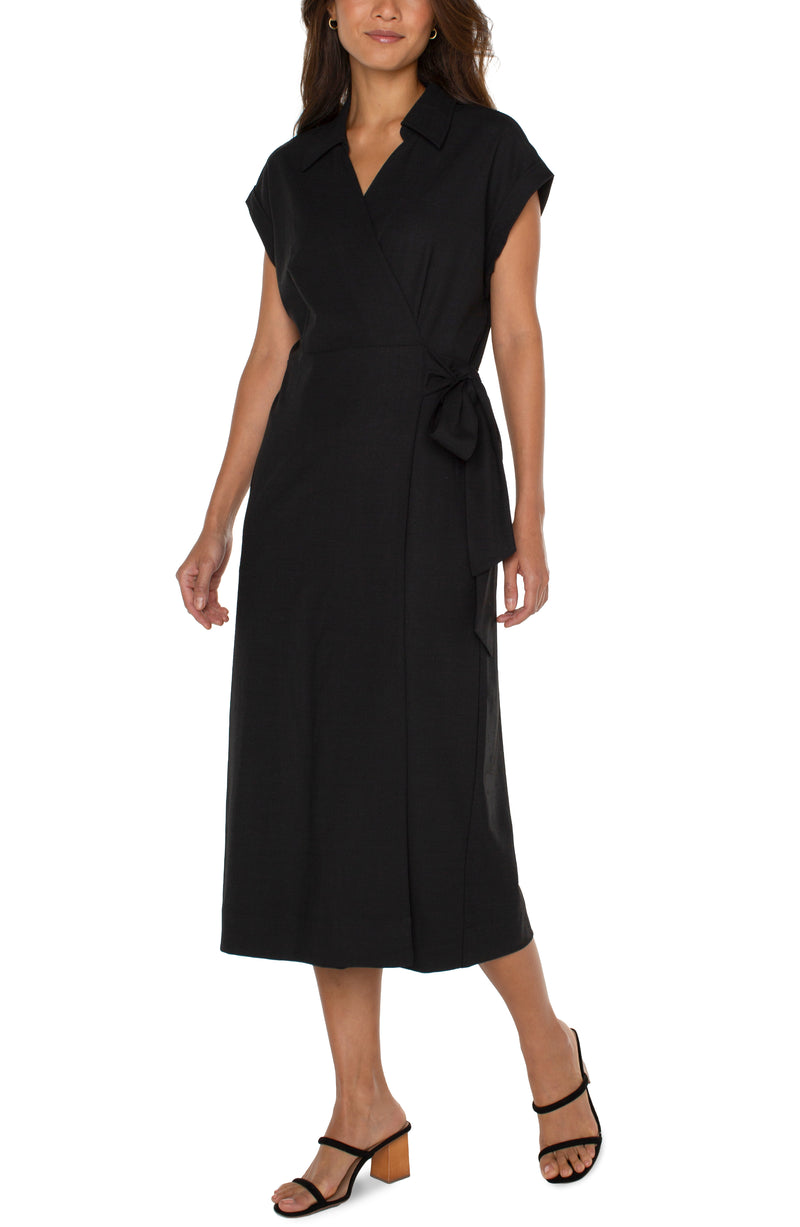 Marley Faux Wrap Dress Plus – One Stylish Lady